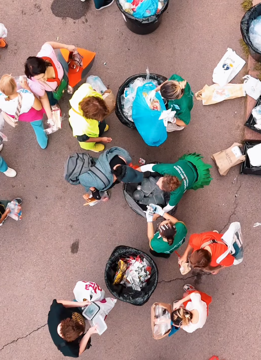 Алмалы ауданында «Recycle Бірге» ауқымды экологиялық акциясы өтті