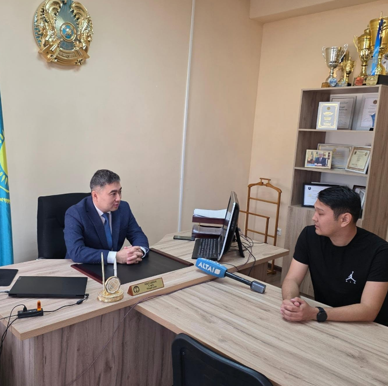 Дали интервью областному телеканалу «Altaý» о деятельности Представительства Национального центра по правам человека по ВКО.