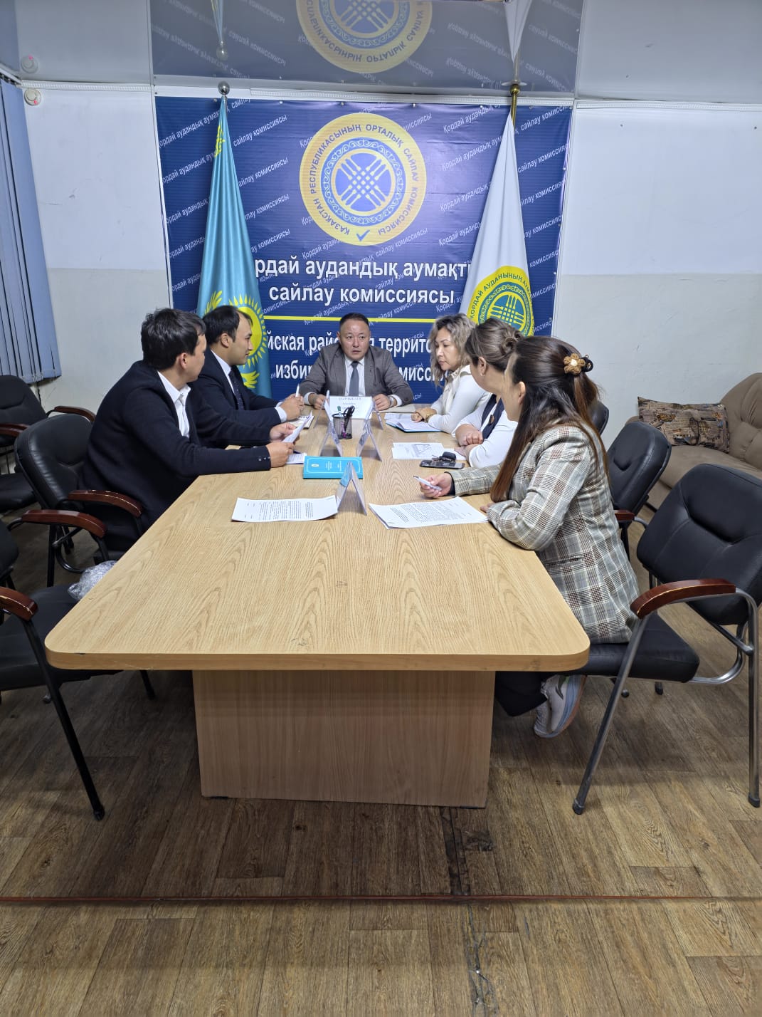 Қордай аудандық аумақтық сайлау комиссиясының отырысы өтті
