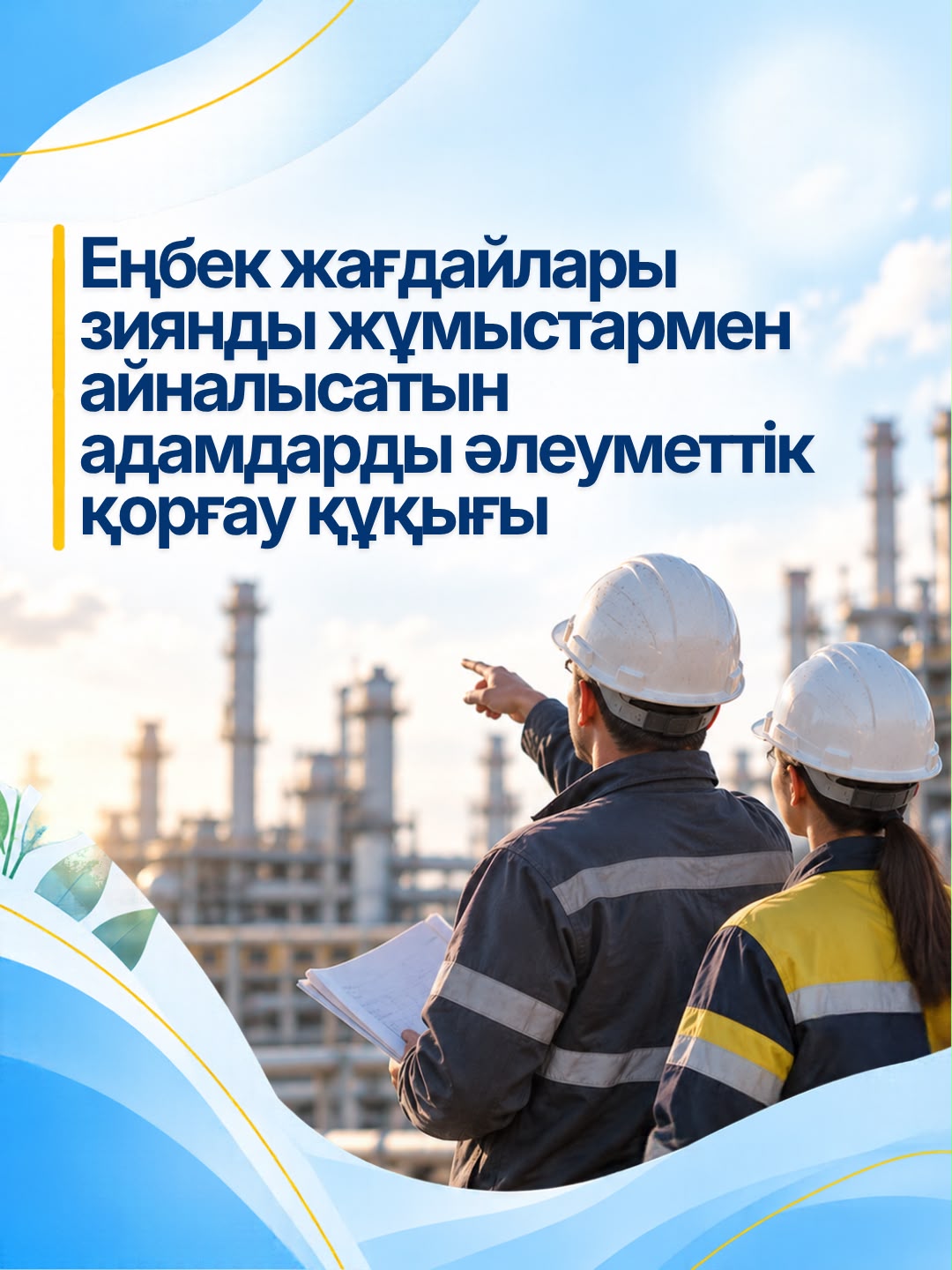 Еңбек жағдайлары зиянды жұмыстармен айналысатын адамдарды әлеуметтік қорғау құқығы