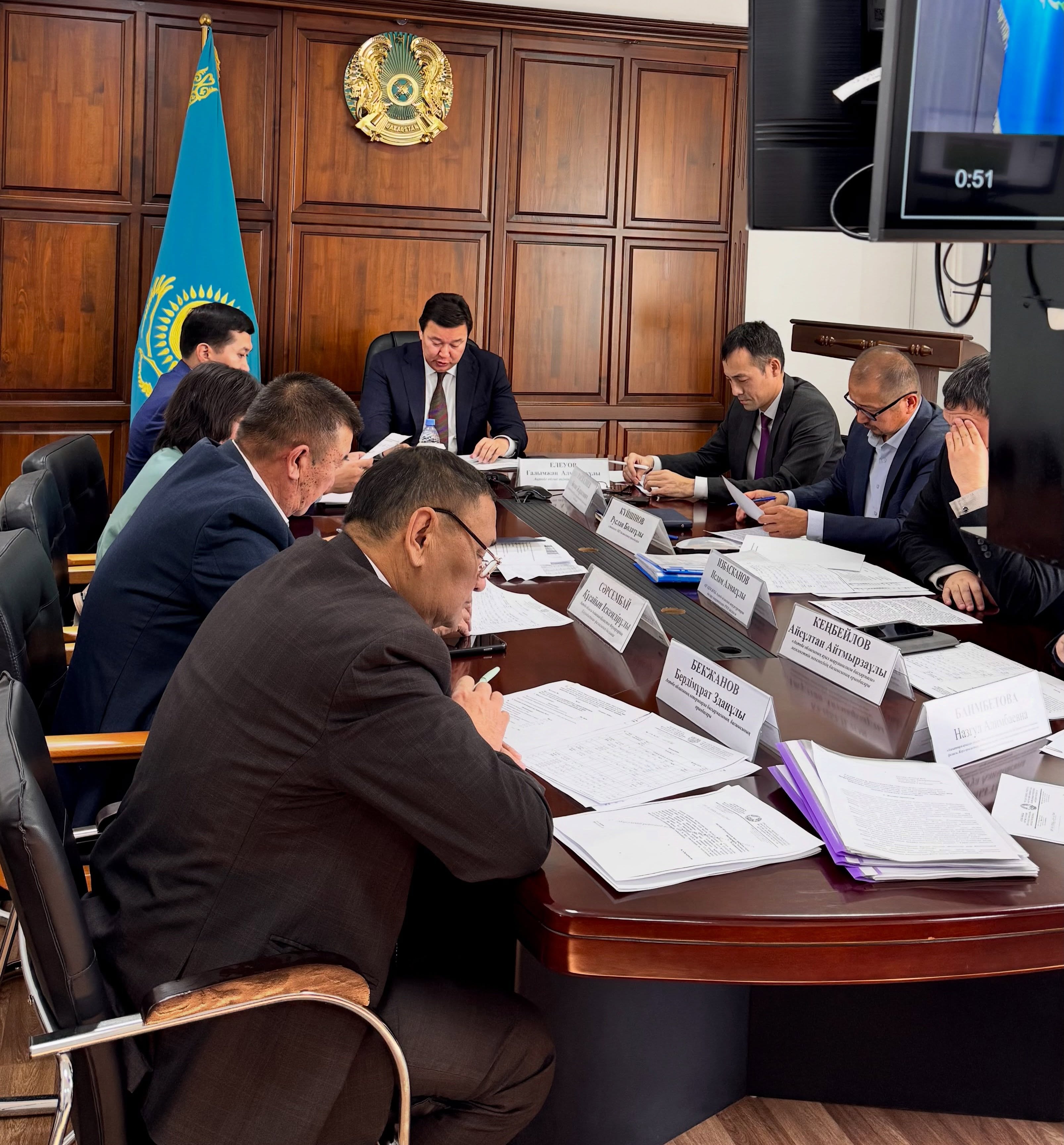 Ақтөбе облыс әкімінің орынбасары Ғ.А. Елеуовтың төреғалығымен арнайы комиссия өткізілді