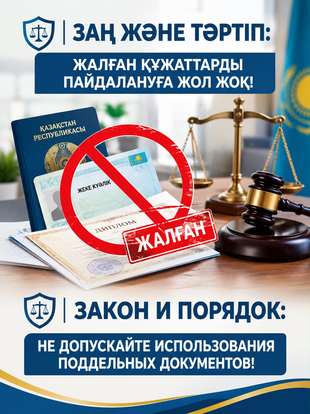 ⚖️ ЗАКОН И ПОРЯДОК: НЕТ ИСПОЛЬЗОВАНИЮ ПОДЛОЖНЫХ ДОКУМЕНТОВ!