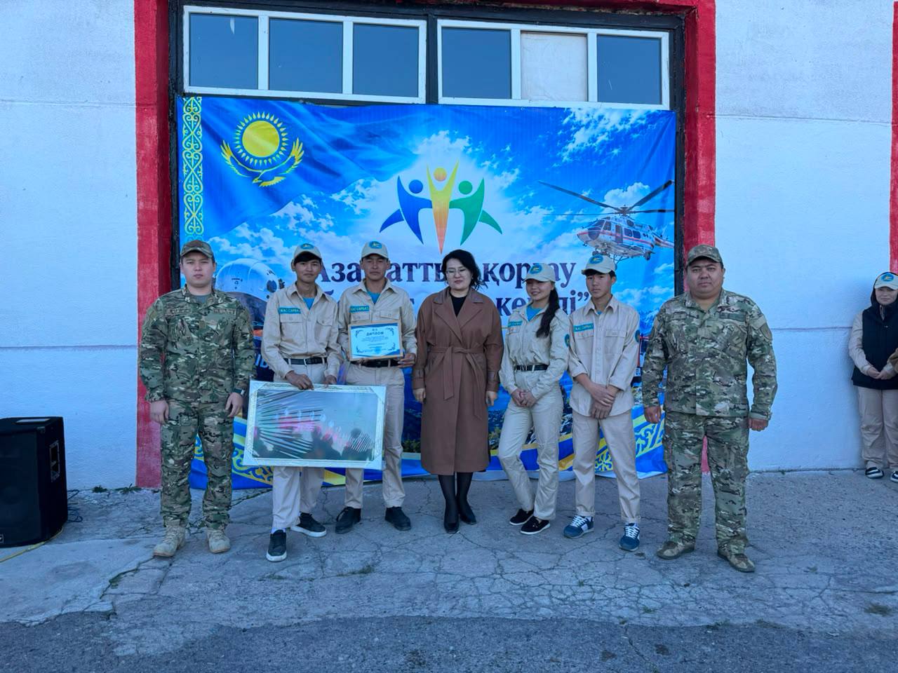 В Сарысуском районе прошли соревнования среди школьников ко Дню спасателя