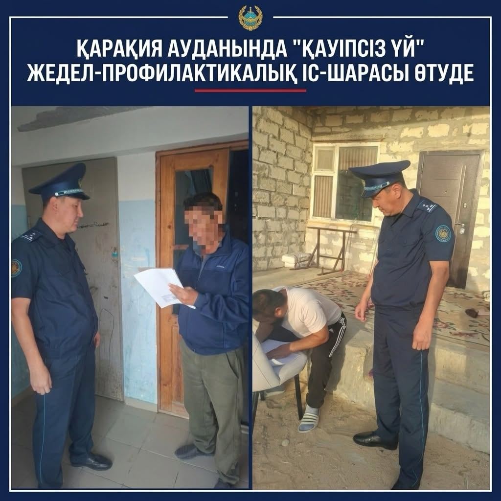 В Каракиянском районе проводится оперативно-профилактическое мероприятие «Безопасный дом»