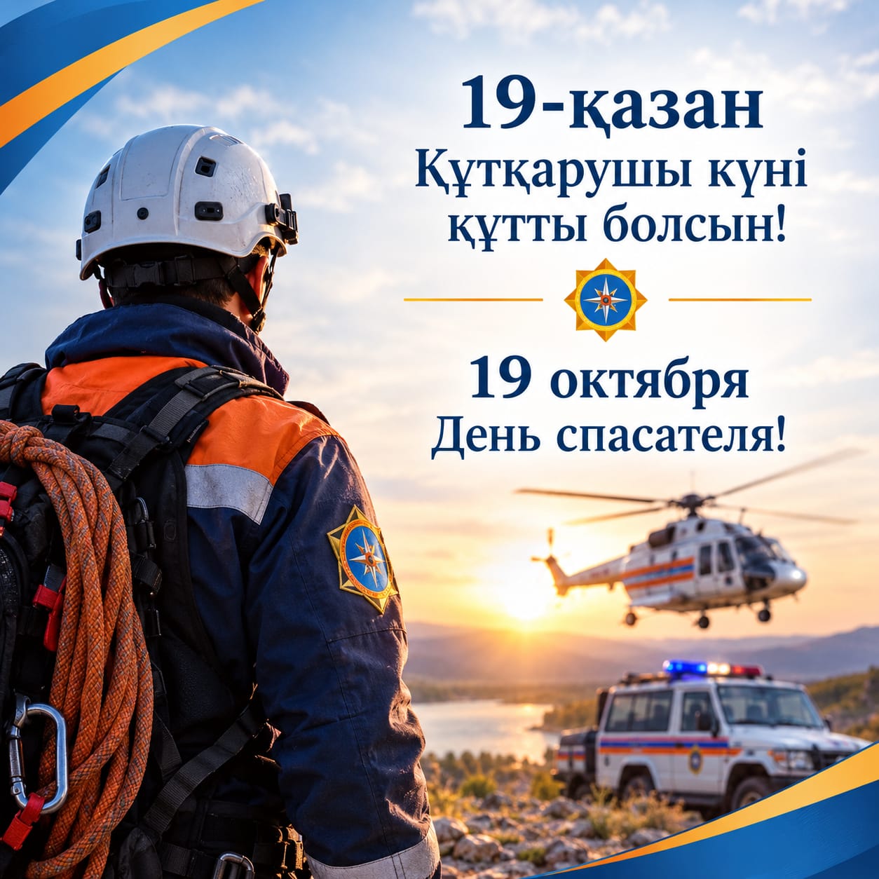 Аудан әкімінің Құтқарушылар күнімен құттықтауы