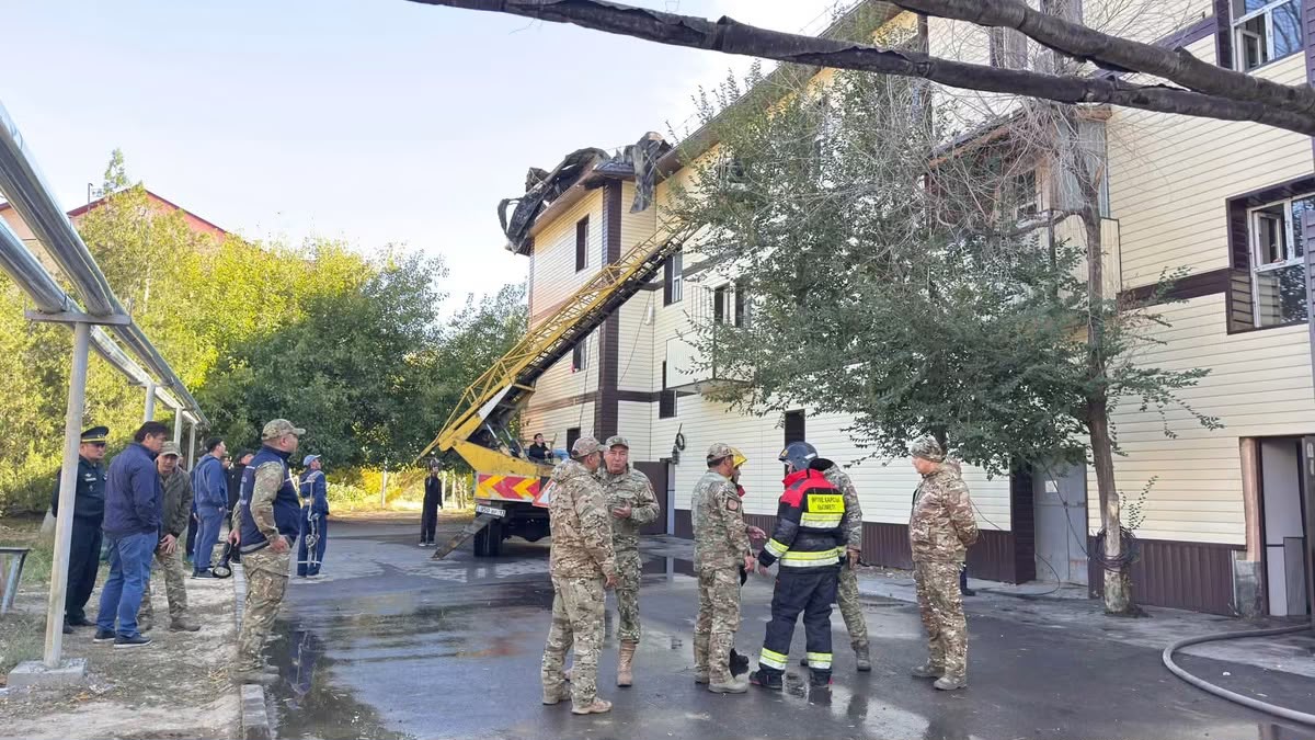 В ГОРОДЕ КЕНТАУ ПОЛНОСТЬЮ ЛИКВИДИРОВАН ПОЖАР В ЖИЛОМ ДОМЕ