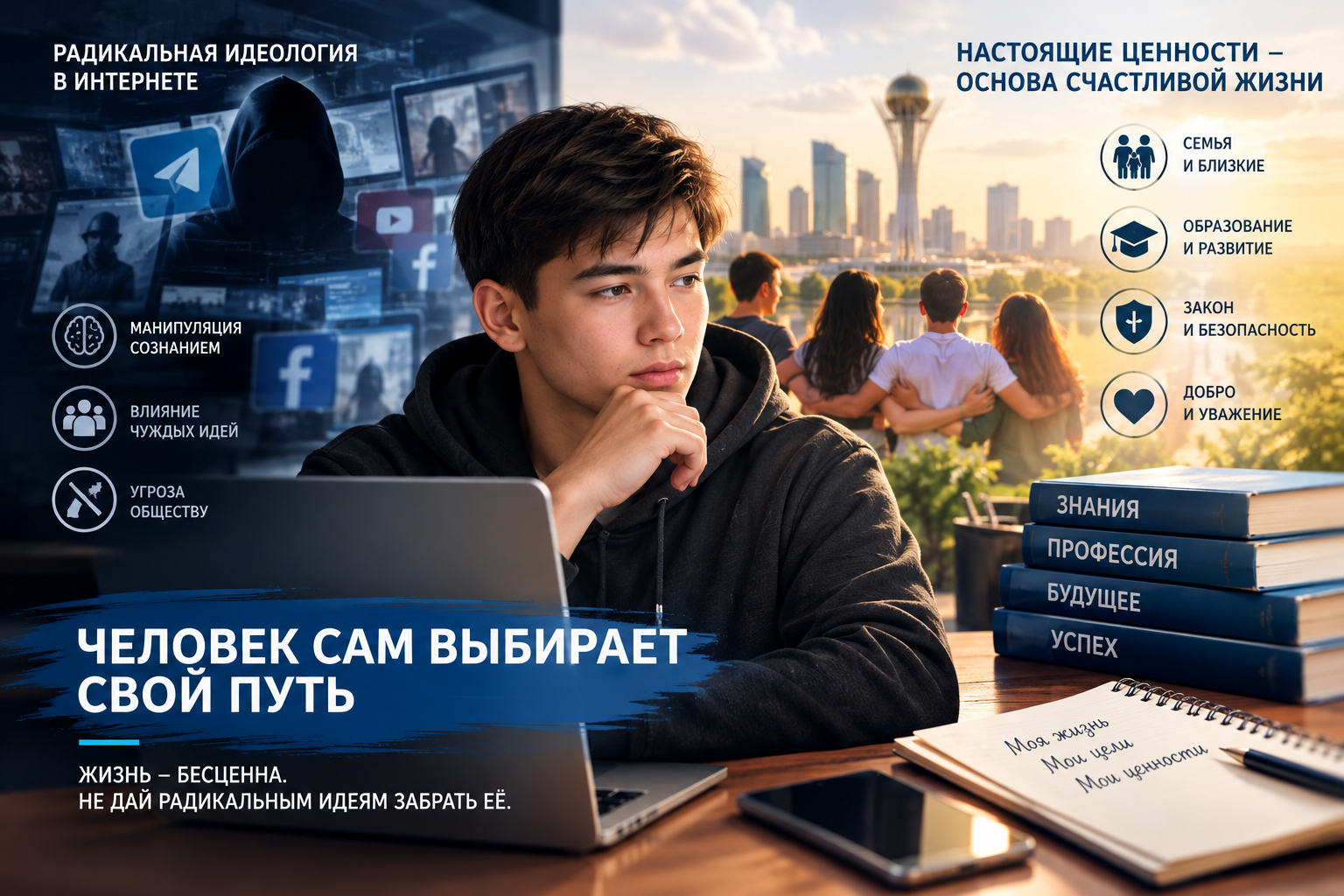 Мықты өмірлік құндылықтар –  радикал идеологияға қарсы иммунитет