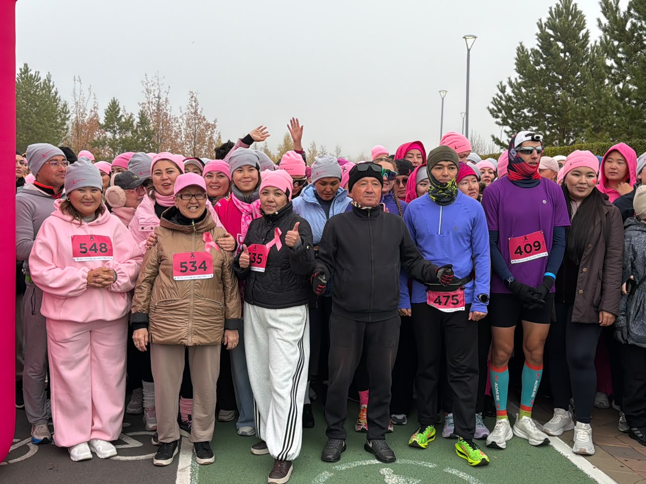 Елордада «Pink Run Astana» қайырымдылық жүгірісі өтті