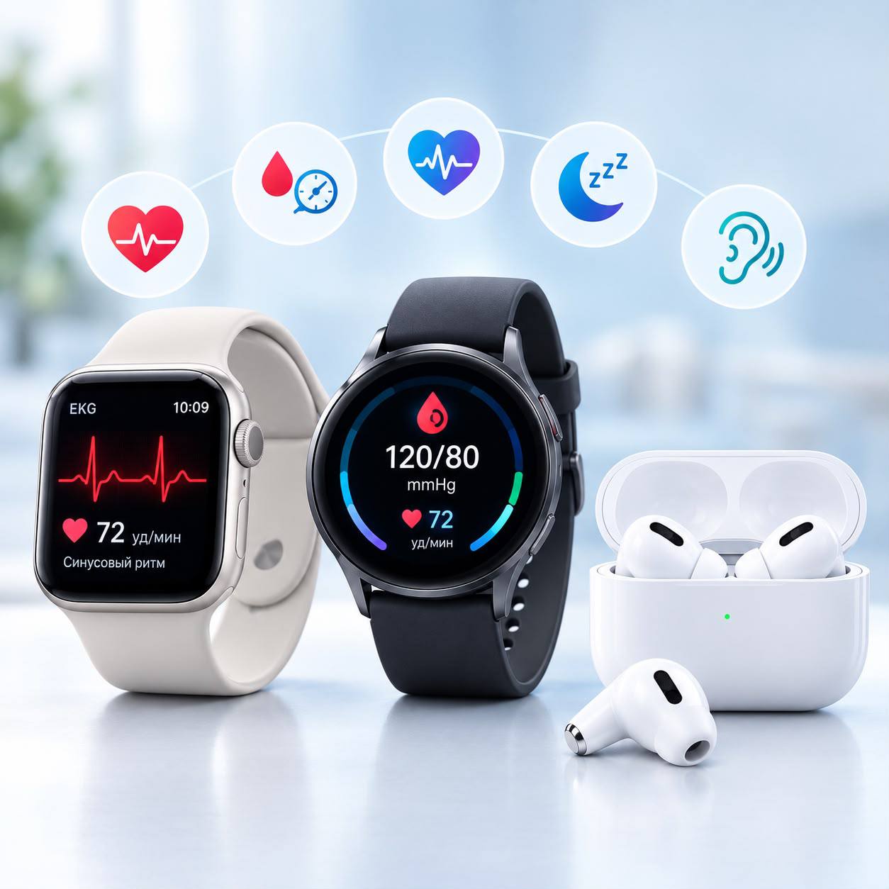 ҚАЗАҚСТАНДА APPLE, SAMSUNG СМАРТ-САҒАТТАРЫ МЕН AIRPODS ҚҰЛАҚҚАПТАРЫНДА ДЕНСАУЛЫҚТЫ БАҚЫЛАУ ФУНКЦИЯЛАРЫ ҚОЛЖЕТІМДІ