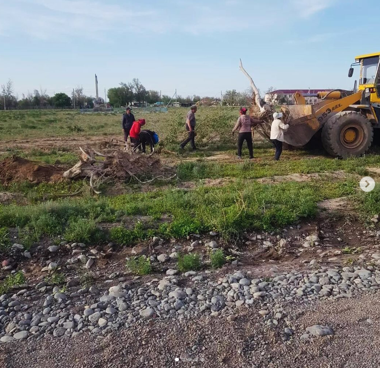 < < Чистый Казахстан>> проведена уборка в рамках республиканской экологической акции
