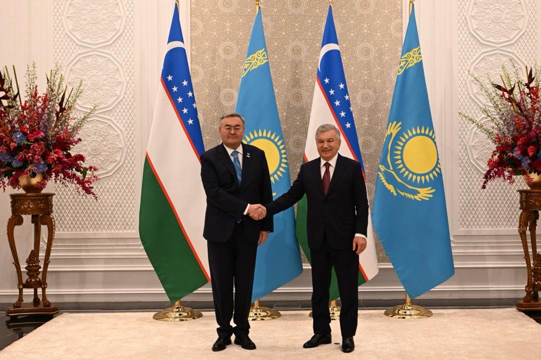 Өзбекстан Президенті Шавкат Мирзиёев Мұхтар Тілеубердіні қабылдады
