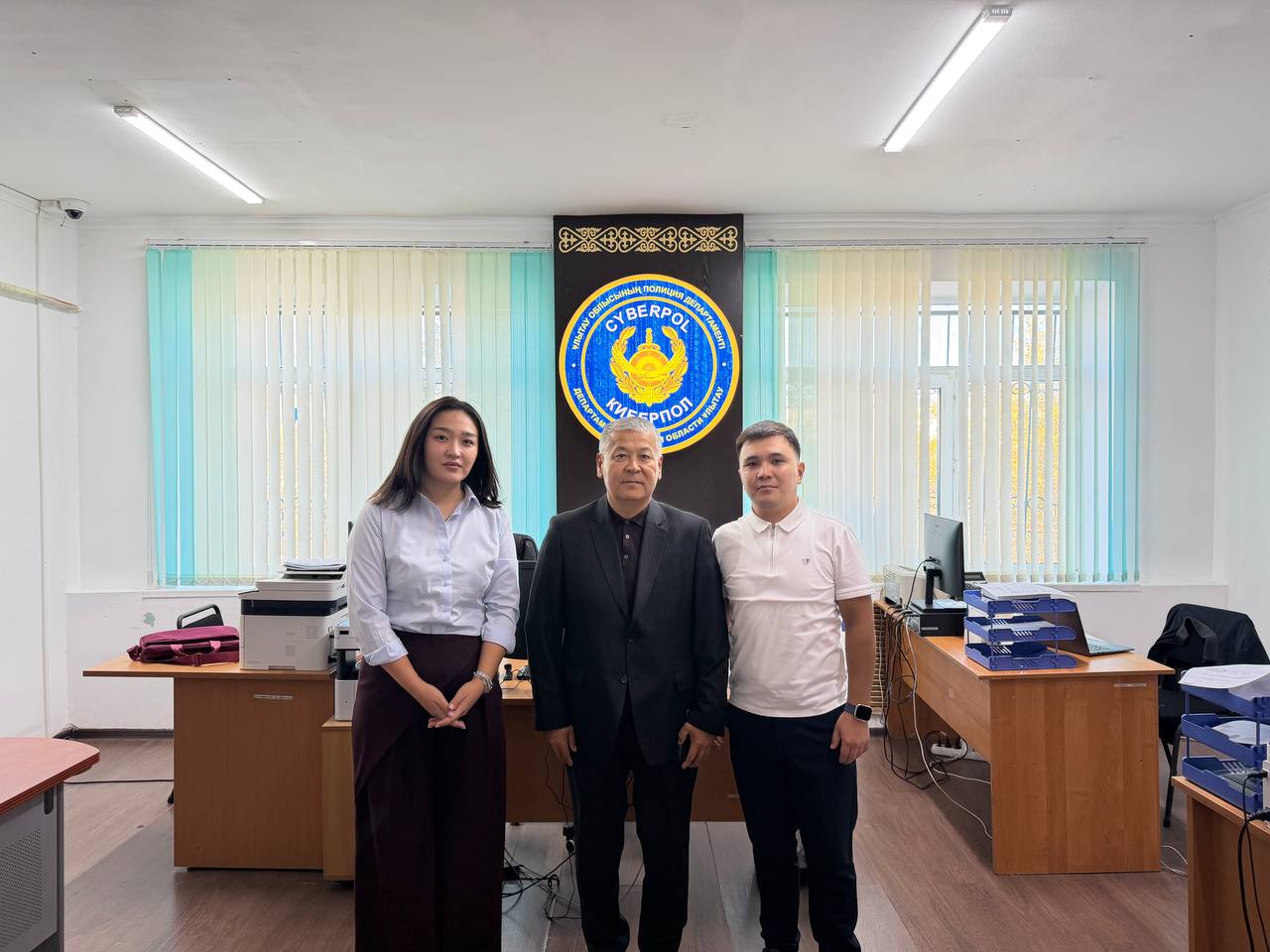 Ұлытау облысы Полиция департаментінің Киберқылмысқа қарсы іс-қимыл қызметінің жұмысымен танысты