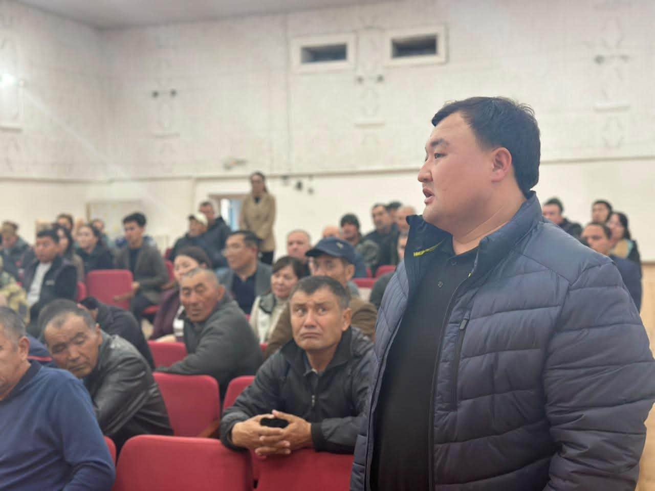 Отчетная встреча акима района с населением
