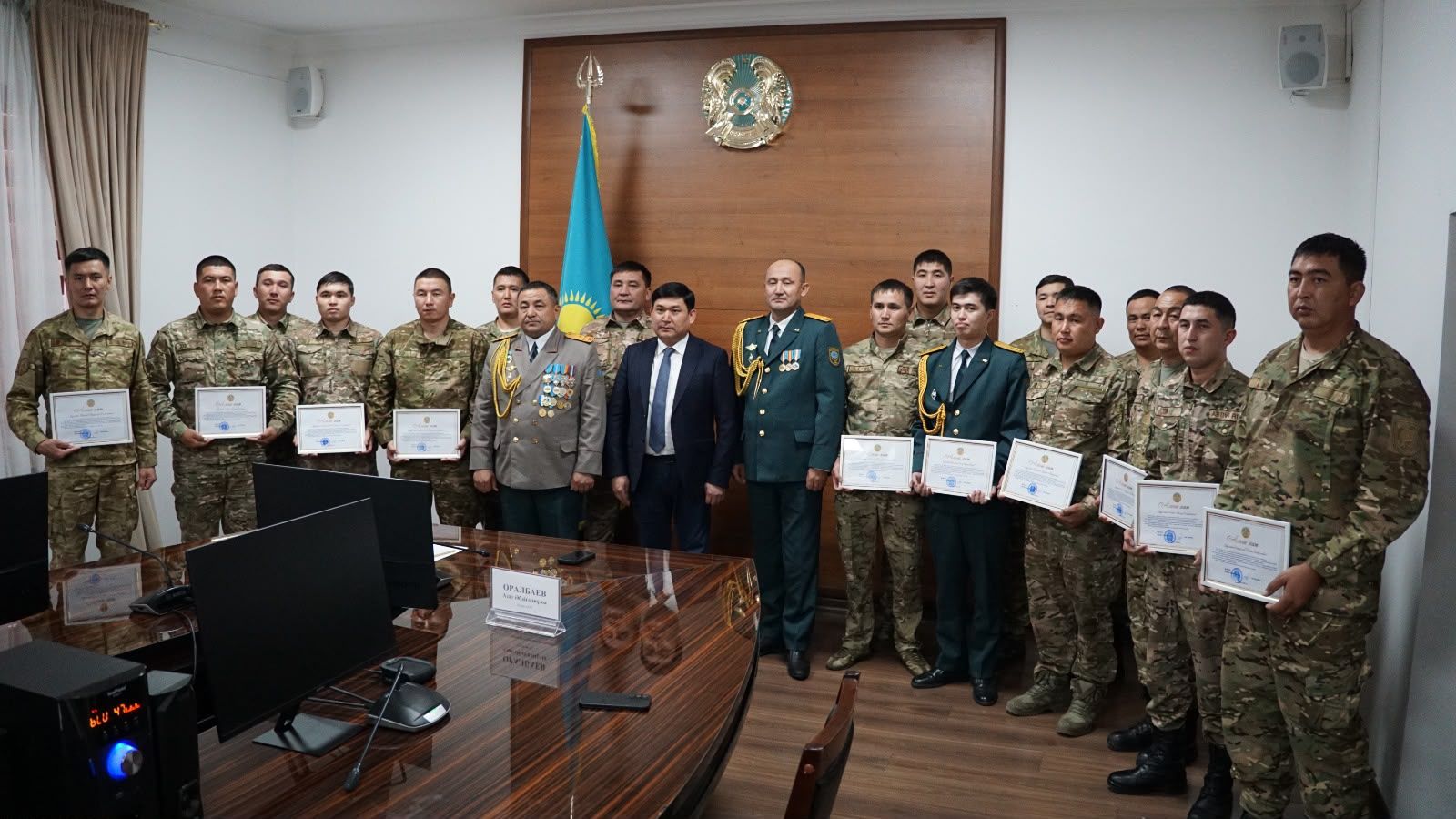 Ордабасы ауданының құтқарушылары марапатталды