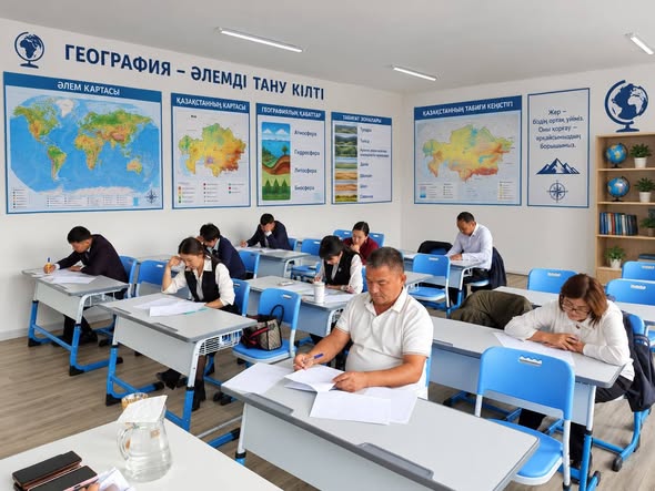 ХИМИЯ ЖӘНЕ БИОЛОГИЯ ПӘНДЕРІ БОЙЫНША АУДАНДЫҚ ОЛИМПИАДА ӨТТІ