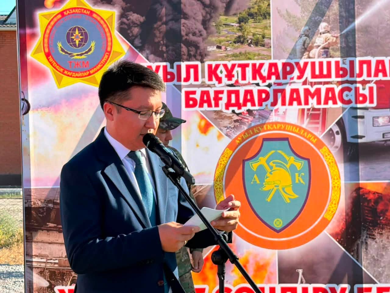 ЕҢБЕКШІДЕ ЖАҢА ӨРТ СӨНДІРУ БЕКЕТІ АШЫЛДЫ!