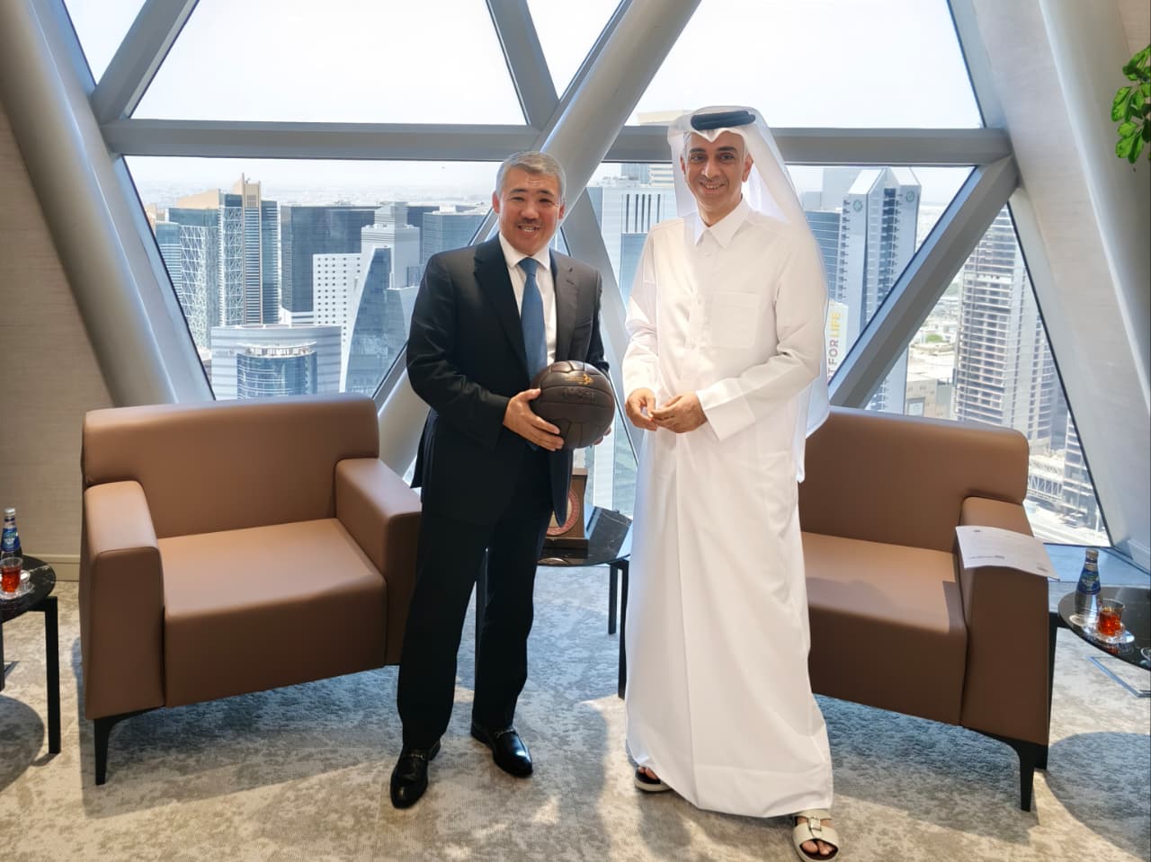 Ambassador of the Republic of Kazakhstan to the State of Qatar met with the Undersecretary of the Ministry of Sports and Youth of the State of Qatar