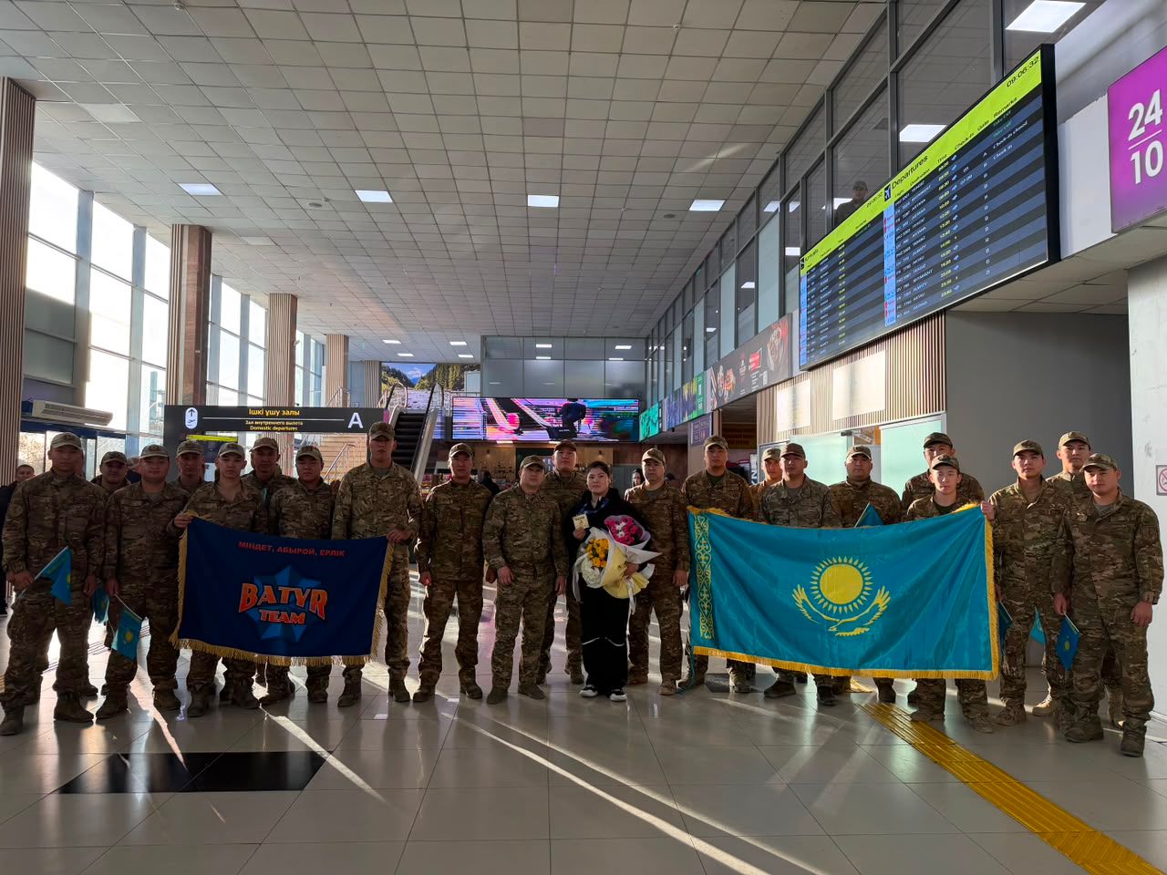 Коллеги встретили бронзового призера Кубка мира
