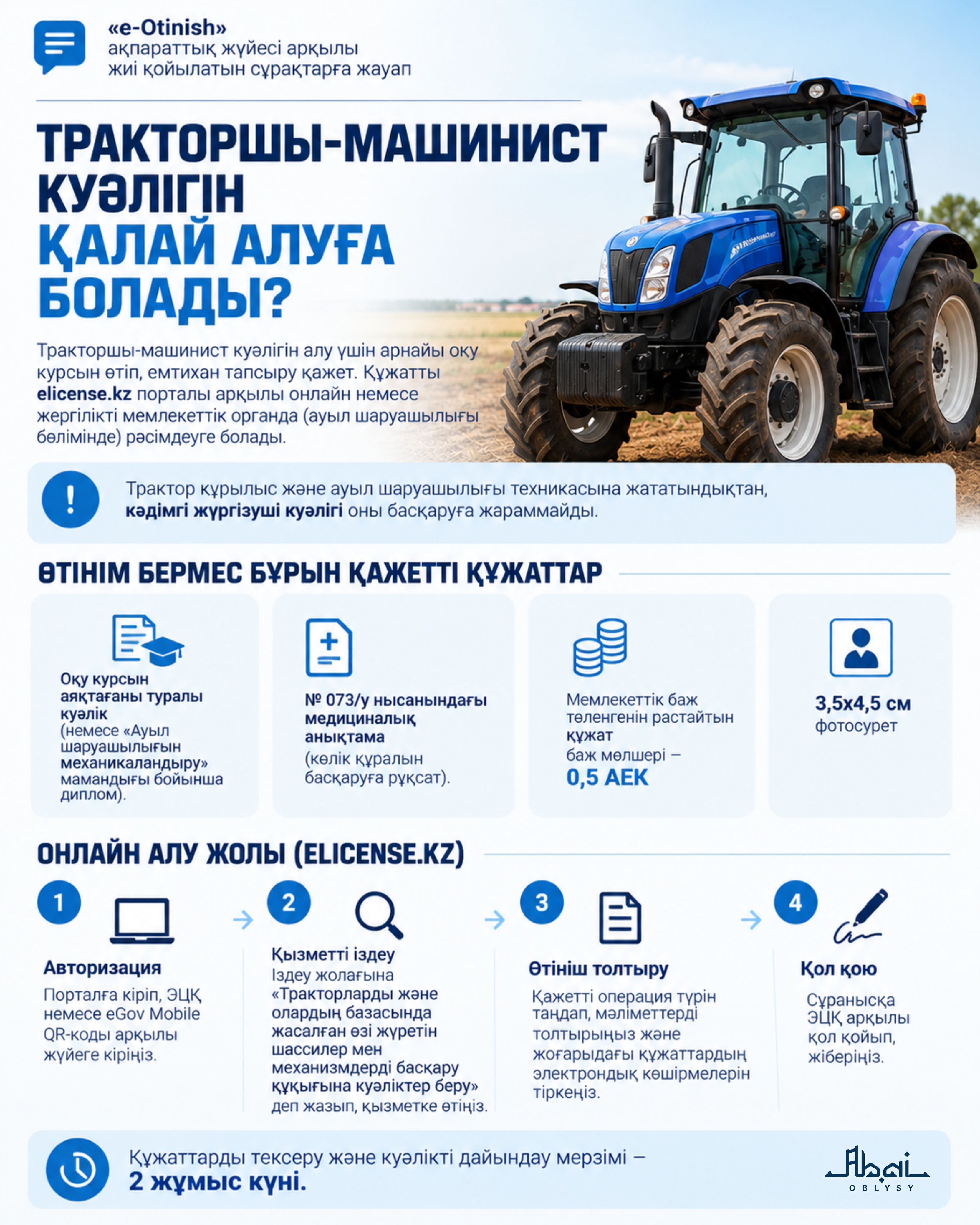 «e-Otinish» ақпараттық жүйесі арқылы жиі қойылатын сұрақтарға жауап