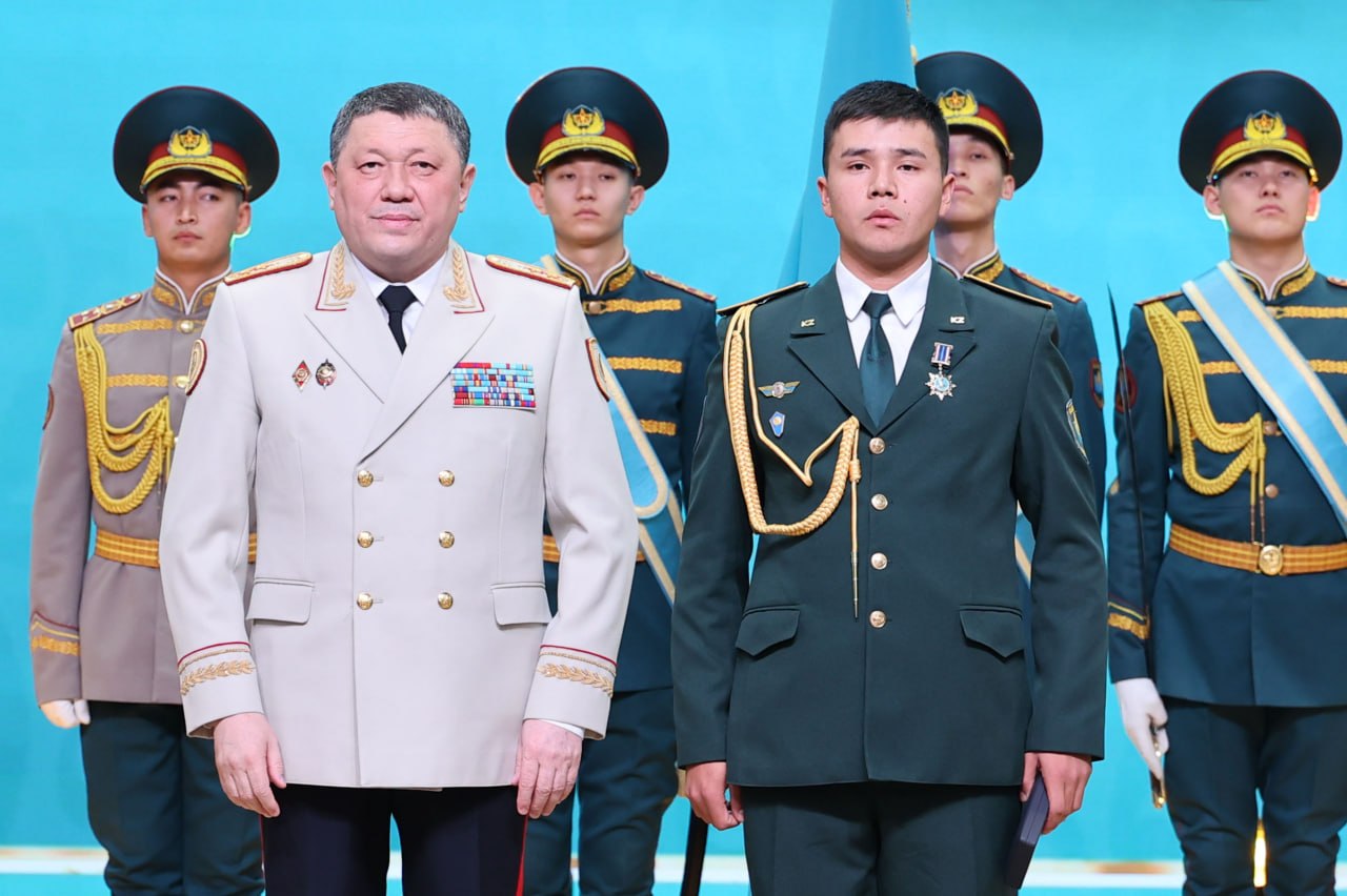 For Saving Children: National Guardsman Becomes First to Receive the Ghaziz Baitasov Medal