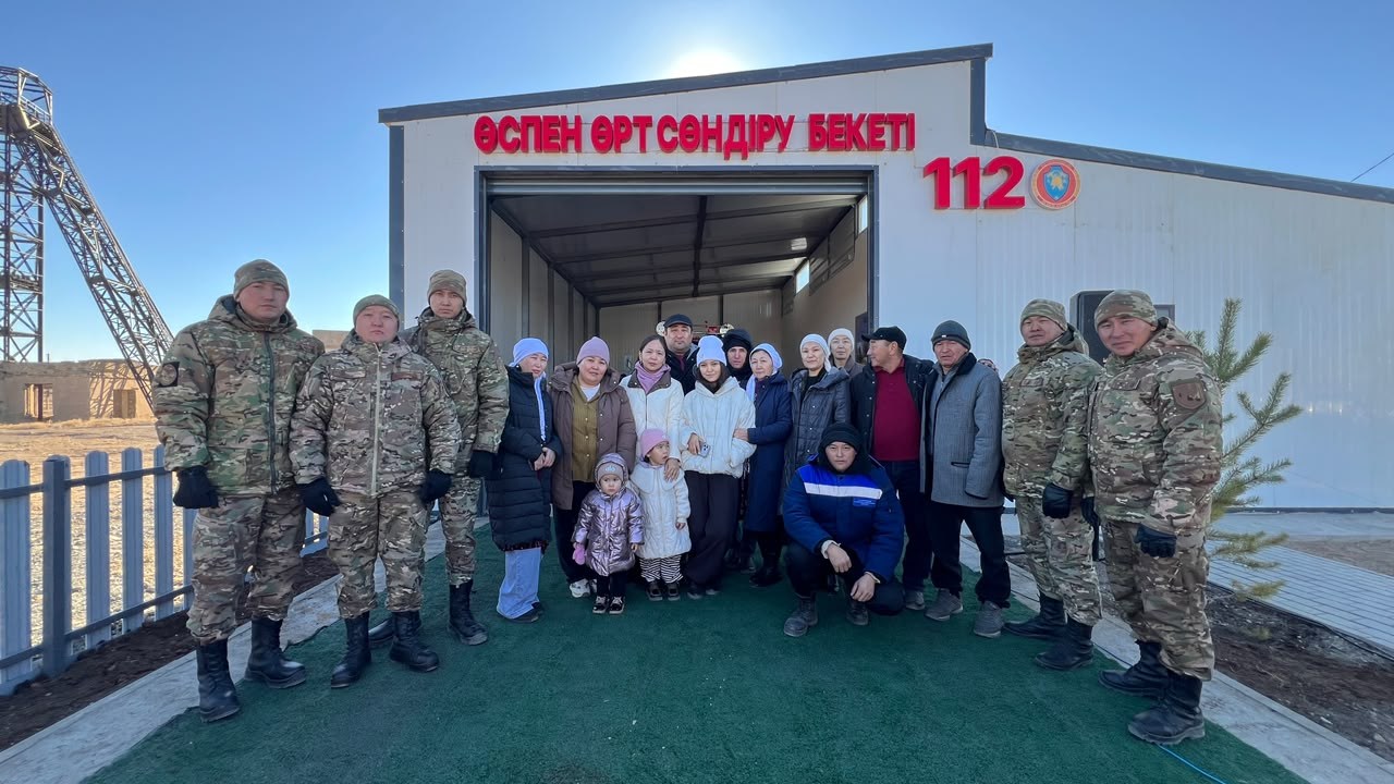 Шет ауданындағы Өспен ауылында өрт сөндіру бекеті ашылды