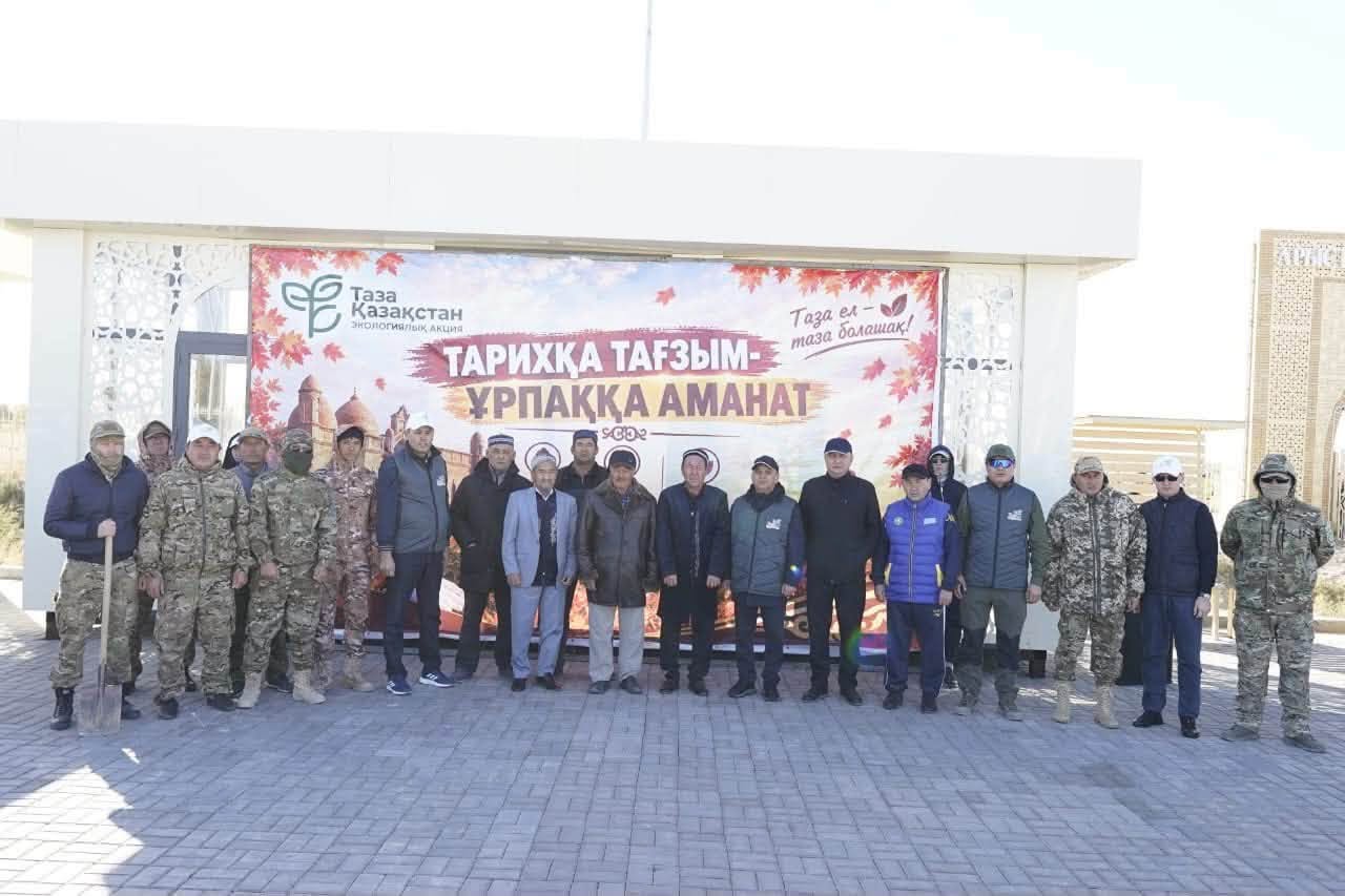«ТАРИХҚА ТАҒЗЫМ-ҰРПАҚҚА АМАНАТ» БАСТАМАСЫ АЯСЫНДА 500-ГЕ ЖУЫҚ АДАМ СЕНБІЛІККЕ ШЫҚТЫ