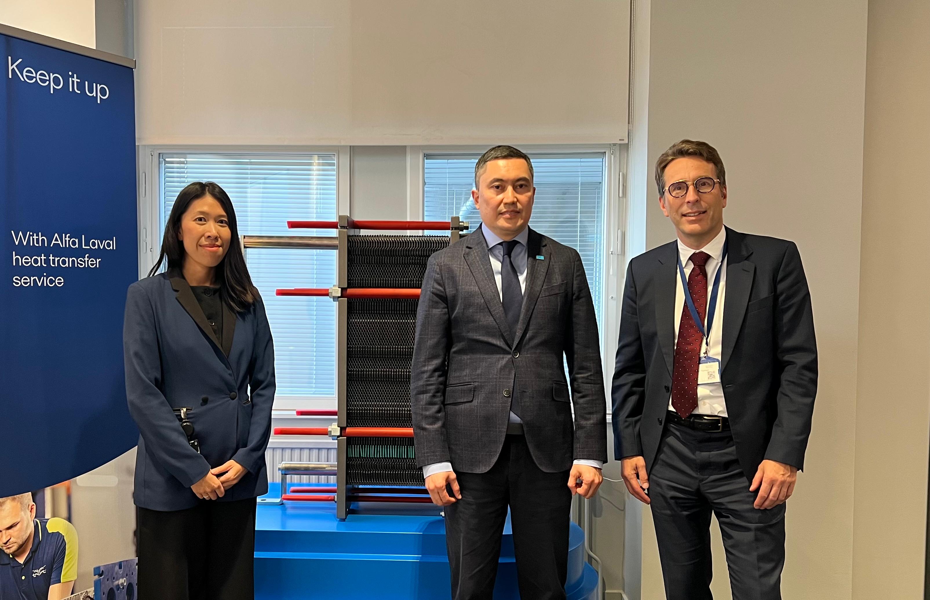 Қазақстан Елшісі Alfa Laval швед компаниясының штаб-пәтеріне барды