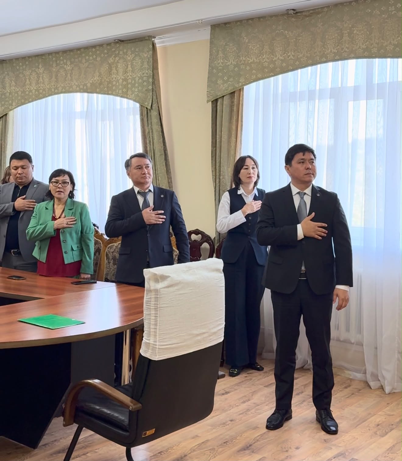 В ДЕПАРТАМЕНТЕ ЮСТИЦИИ СОСТОЯЛОСЬ ТОРЖЕСТВЕННОЕ СОБРАНИЕ, ПОСВЯЩЁННОЕ ДНЮ РЕСПУБЛИКИ