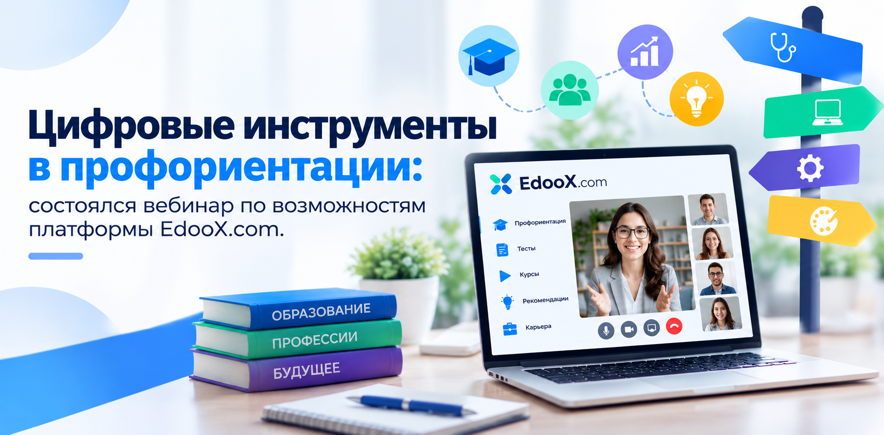 Digital tools in career guidance: a webinar on the platform's capabilities was held EdooX.com