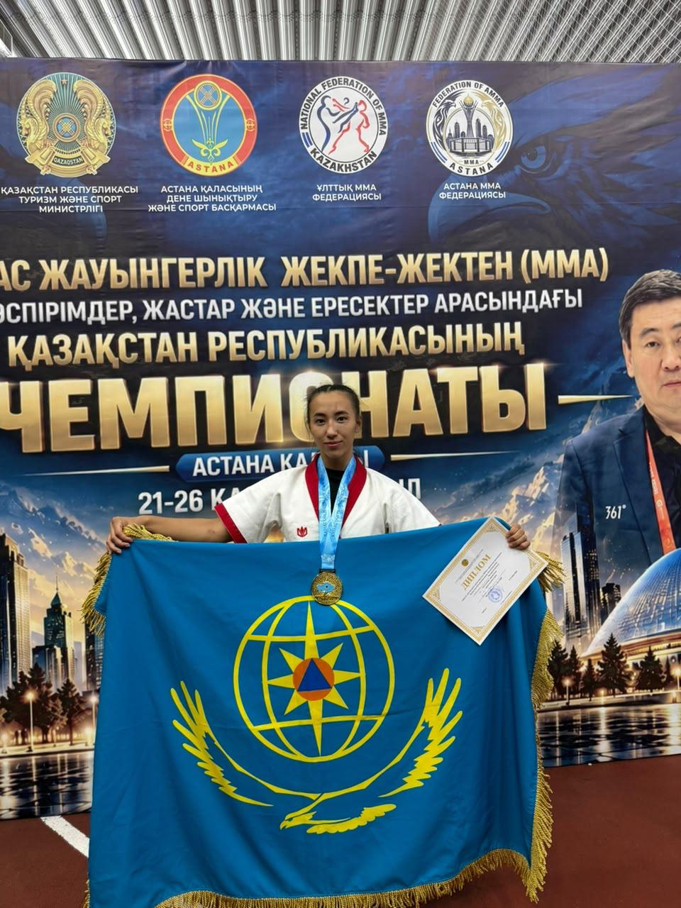 ТЖМ қызметкері - ММА-дан Қазақстан чемпионы!