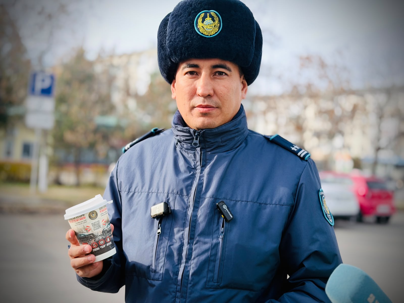 В Петропавловске стаканчики с кофе помогут снизить аварийность на дорогах