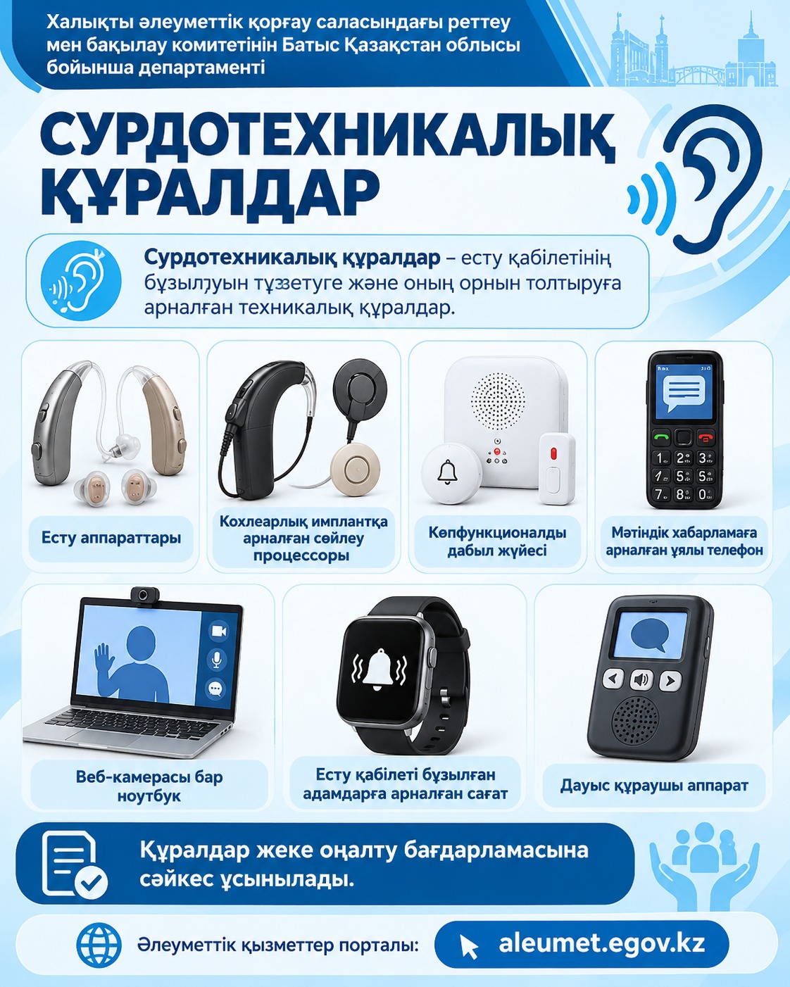 Сурдотехникалық құралдар — есту қабілеті бұзылған адамдарға арналған техникалық құралдар.