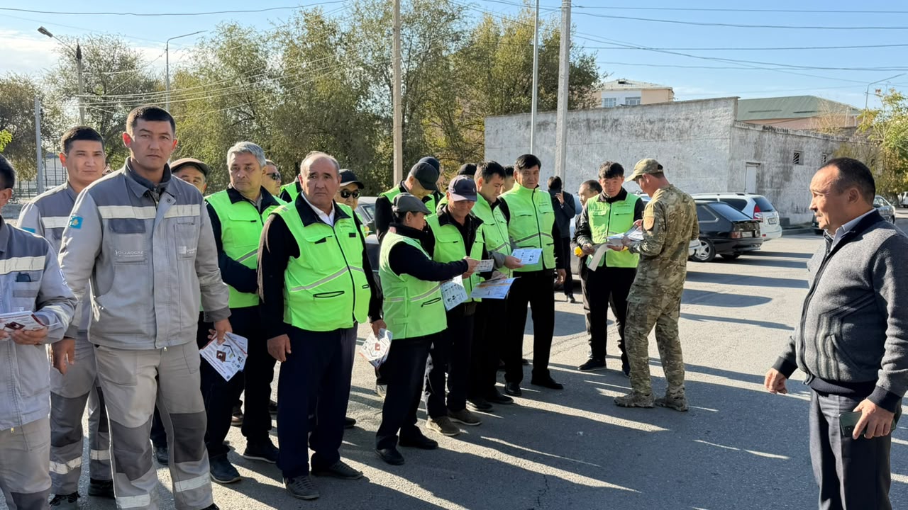 Түркістан қаласының тұрғындарына жылыту маусымындағы қауіпсіздік шаралары түсіндірілді