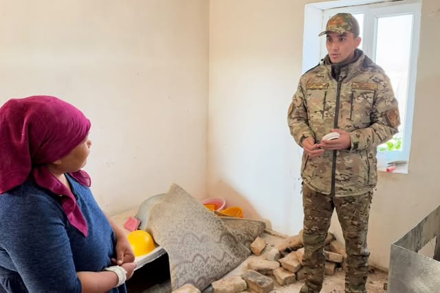 В ОТЫРАРСКОМ РАЙОНЕ ПРОВЕРИЛИ ПОЖАРНУЮ БЕЗОПАСНОСТЬ ЖИЛЫХ ДОМОВ